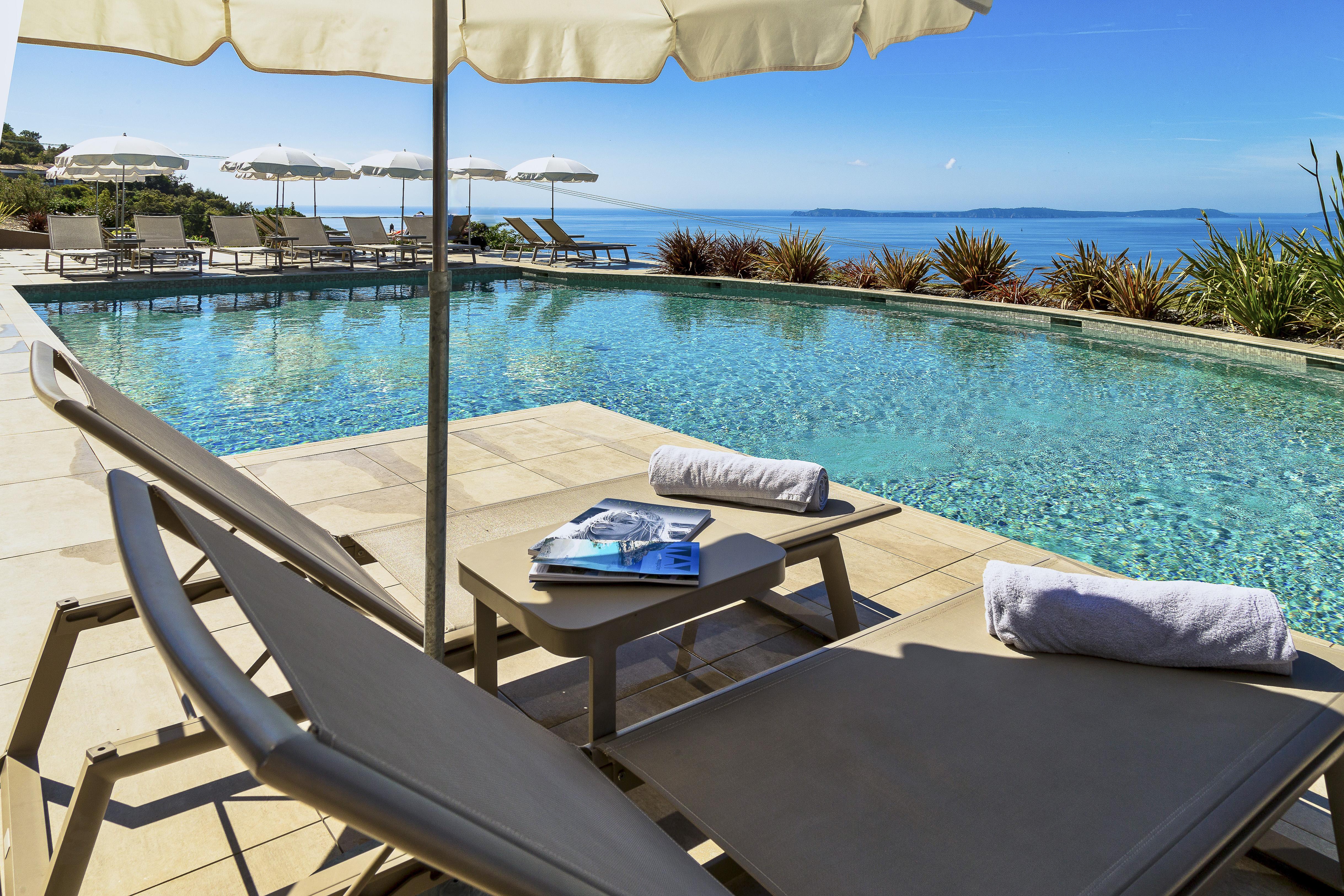 Hotel La Villa Douce Le Le Rayol-Canadel-sur-Mer Exteriör bild