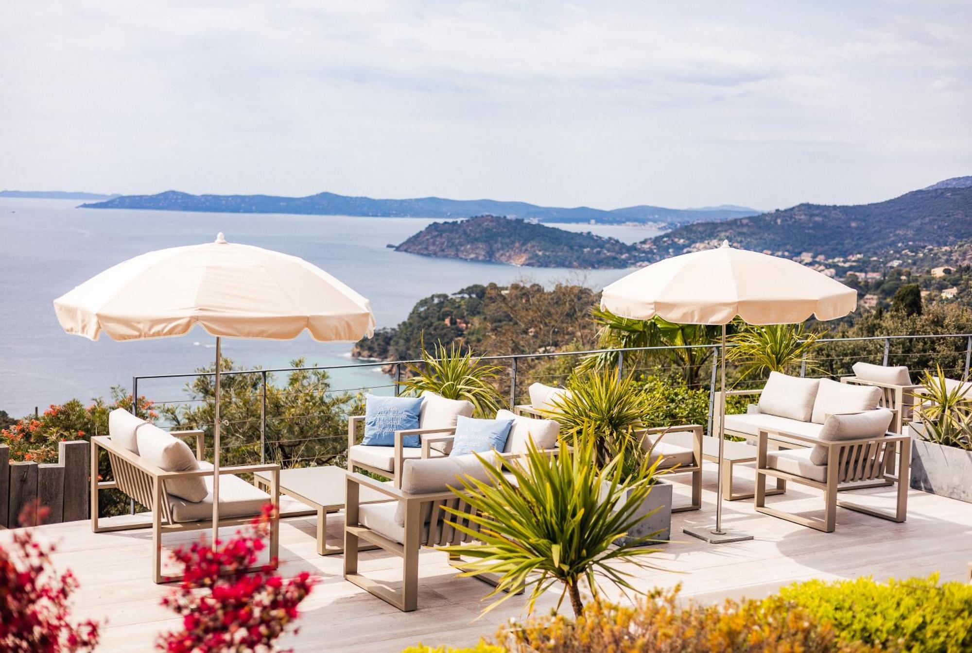 Hotel La Villa Douce Le Le Rayol-Canadel-sur-Mer Exteriör bild