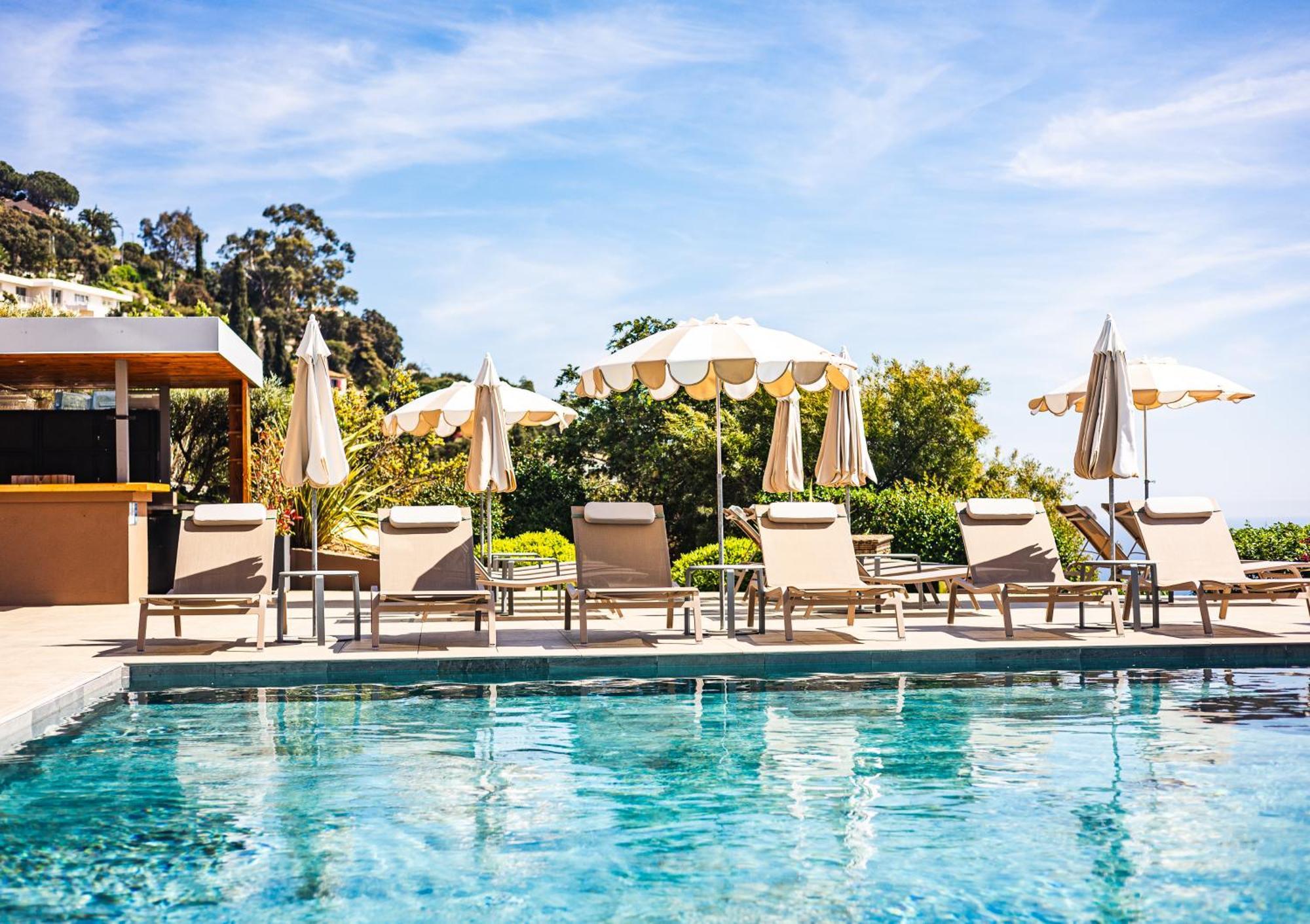 Hotel La Villa Douce Le Le Rayol-Canadel-sur-Mer Exteriör bild